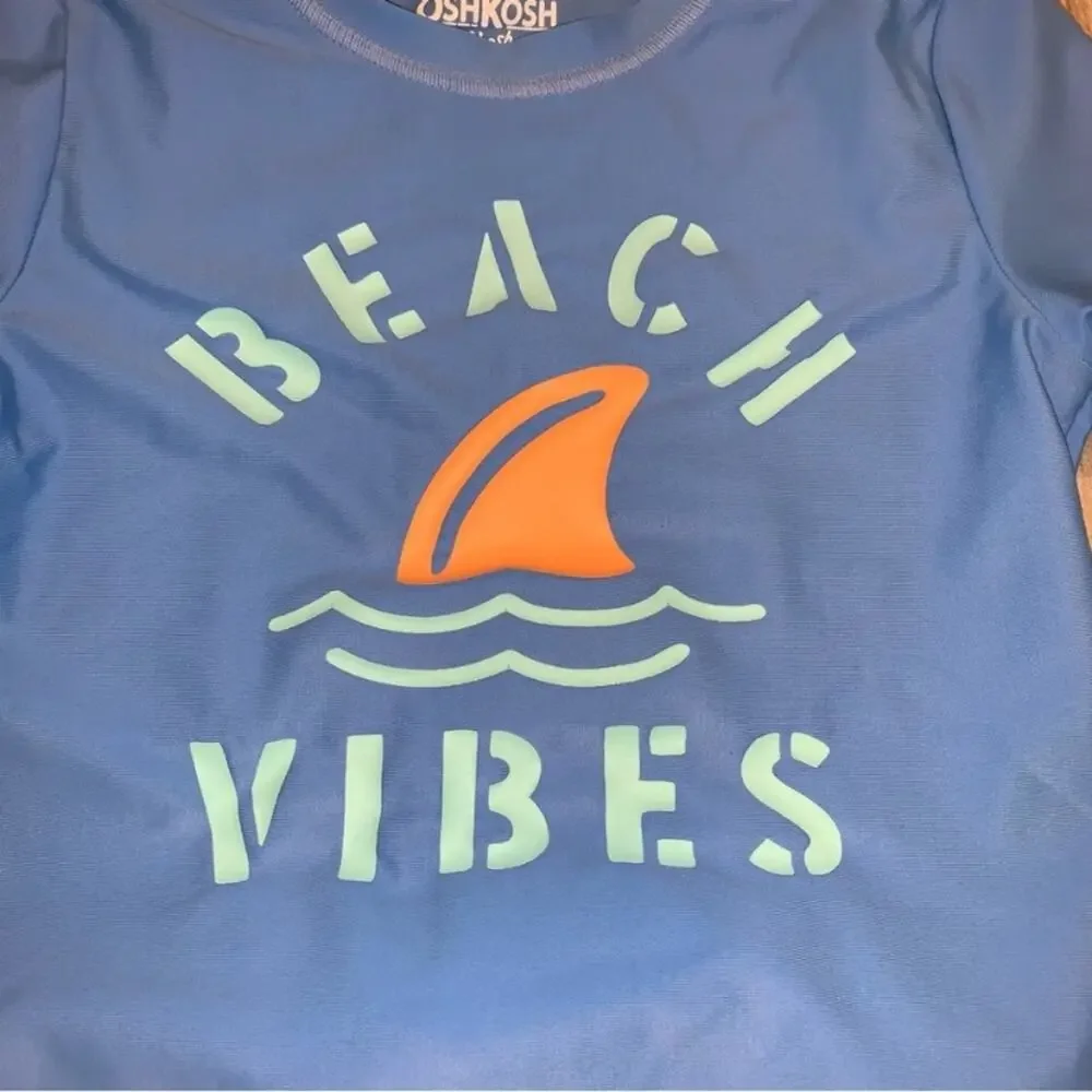 Osh Kosh b’Gosh Blue Short Sleeve Rashguard
